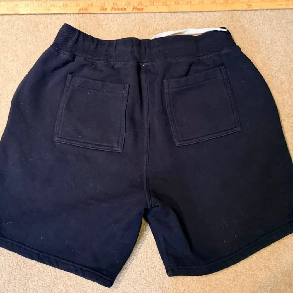 Empyre Black Fleece Sweat Shorts Men's Size Small Drawstring Skate Lounge